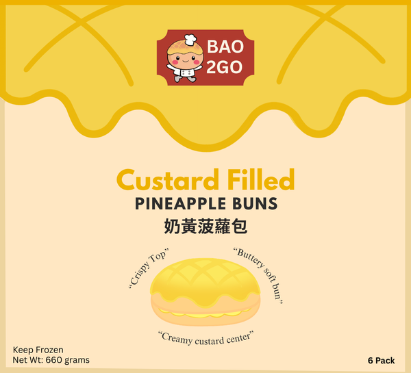 Vanilla Custard bao packaging